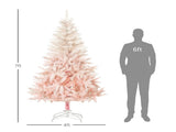 7ft Pink Christmas tree 49887513
