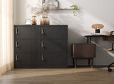 6-Door Employee Storage Locker, Metal Lockers for Office, Gym, School, and Homewith Card Slot 30035722