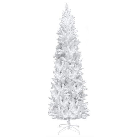 6.5ft Flocking Tied Light Christmas Tree 92894854