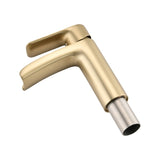 Waterfall Bathroom Faucet Single Handle Bathroom Sink Faucets 1 or 3 Hole Solid Vanity Faucet with W1224P227673