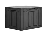 31 Gallon Outdoor Resin Deck Box, Waterproof Storage Box, Lockable, Black 54672533