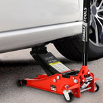 ZUN Hydraulic Low Profile and Steel Racing Floor Jack with Dual Piston Quick Lift Pump,3 Ton W1239115443