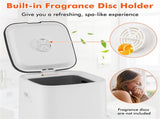 White 23L Towel Warmer 450W Fast Heating, Portable Compact Towel Heater for Bathroom Spa Home Use 26028126