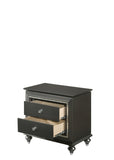 Kaitlyn Metallic Gray Finish Nightstand B2726P271936
