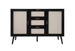 ZUN 2 Door 3 Drawer Cabinet, Accent Storage Cabinet, Suitable for Living Room, Bedroom, Dining Room, W688137475