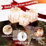 3 PCS Lighted Christmas Gift Box Christmas Decoration 68166477