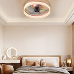 ZUN Ceiling Fans with Lights Dimmable LED Embedded installation of thin modern ceiling fans W1340120484