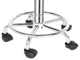 Round Stool with Lines Rotation Bar Stool Blue 27499847
