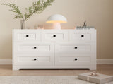 Chest Of Drawer with 7 drawers white color farm door W2139P241088