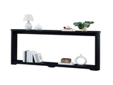 70.1"corrugated texture storage table for entranceways, narrow wooden console sofa table, can be 27049971