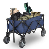 Collapsible Outdoor Wagon Blue 34254163
