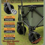 Utility Park Garden Cart Tool Customized Color Folding Camping Trolley Outdoor Picnic Beach Wagon, W321P297096