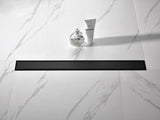 30 Inch Offset Linear Drain with Reversible Flat & Tile Insert Cover, 304 Stainless Steel W2287P480793