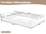 Full Size Floor Platform Bed with Full-length Guardrails, Low Profile Full Bed Frame, No Box Spring W1580P438792