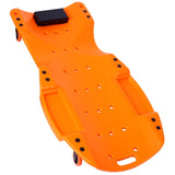 Plastic Creeper 48 Inch - Blow Molded Ergonomic HDPE Body with Padded Headrest & Dual Tool Trays W465P144539