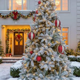 4PCS Set 4.7" Christmas Glass Ball Ornaments Holiday Tree Hanging Decorations Party Decor Supplies 06070942