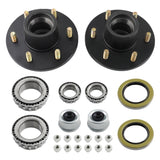 Pair Trailer Hub Convert Mobile Home On 6x5.5 Idler Axle Bearings Seals 86063224