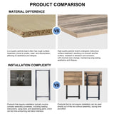 No Assembly Required TV Trays for Eating Set of 4 with Stand,Folding Snack Tray Table Set,Folding TV W2167P164302