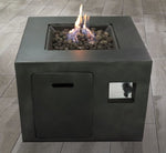 ZUN 24'' H x 30'' W Concrete Outdoor Fire pit B120142197