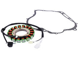 Stator And Gasket Fits for Yamaha V-STAR 1100 XVS1100 CLASSIC 2000-2009 JM3831ST176CK 07676132