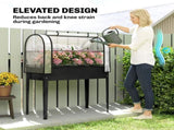 Garden Bed with Mini Greenhouse 94058872