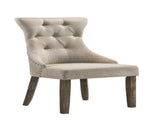 Gabrian Two-tone Beige Fabric & Reclaimed Gray Finish Side Chair B2726P264657