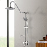 Shower Head with Handheld Shower System with 8" Rain Shower Head W121961282