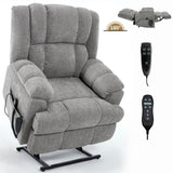 Dual Motor Heat Massage Infinite Position Up to 350 LBS Electric Power Lift Recliners with W3224P288433