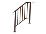 Copper Outdoor 2-Step Iron Handrail 53230346