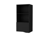 Black Wall Cabinet with One Door B062P252132