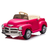 ZUN 12V Kids Ride On truck car w/parents control, Licensed Chevrolet 3100 pickup,electric car for W1396P147018