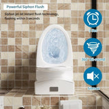 1.1/1.60 GPF Dual-Flush One Piece Toilet,Button on Tank top S-trap, Water-Saving Elongated Comfort W3192P277905