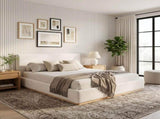 Elegant Upholstered Bed With Solid Wood Frame, Unlocking A New Experience Of Comfortable Sleeping, N769P293458A