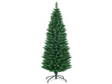 6ft Slim Pencil Christmas Tree - Space-Saving Design for Small Corners, 400 Realistic PVC Branches 07280669