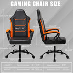 ZUN Gaming, Video Games Breathable PU Leather, Comfy Computer, Racing E-Sport Gamer 03517350