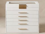 6-Layer Jewelry Organizer, Cloud White & Gold 28922859