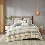 King/Cal King 3 Piece Cotton Duvet Cover Set B035129129