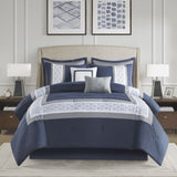 Cal King 8 Piece Embroidered Comforter Set B03594956