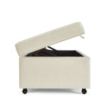 Modern Large Comfort Sofa Ottoman with Storage, Modular Sectional Storage Ottoman With Wheels For W2186P178507