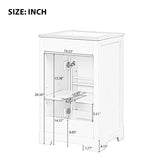 20" Bathroom Vanity with Sink, Bathroom Cabinet with Soft Closing Door, Storage Rack and Adjustable N725P218017B