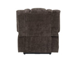 ZUN ACME Pacay Power Recliner w/Lift, Heating & Massage, Brown Velvet LV02998