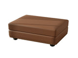 Faux Leather Ottoman to Combine with Single Seater Sofa, 2 Seater Sofa and 3 Seater Sofa, Suitable W1885P469593