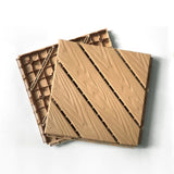 Plastic Composite Deck Tiles Set of 35pcs, Composite Decking Resist Rust, Water, Weather, Easy to 25240619