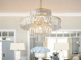 (Same as W1340126461/L5023) Crystal Chandelier Modern Chandelierss Fixture Hanging Pendant W1340P189288