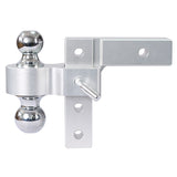 Alu Adjustable Trailer Drop Hitch,2inch receiver,6 inch adjustable W46537189