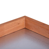 Outdoor 39" Potting Bench Table, Rustic Garden Wood Workstation Storage Cabinet Garden Shed with 79309434