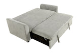 ZUN 78 Inch 3 in 1 Convertible Sleeper Sofa Bed, Modern Fabric Loveseat Futon Sofa Couch w/Pullout Bed, W1417P163495