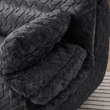 Liyasi Full Compression sofa chair with swivel add Ottoman W820P312317