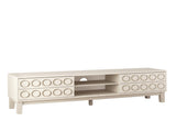 Modern Mid-Century Media Console with 4 Drawers and Cable Management, TV Console Table for TVs up to W757P305595
