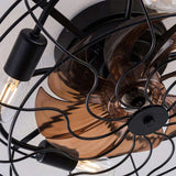 New Model 26 Inch Ceiling Fan Light With 6 Speed Remote 5 Blade Reversible DC Motor For Bedroom W2991P343762